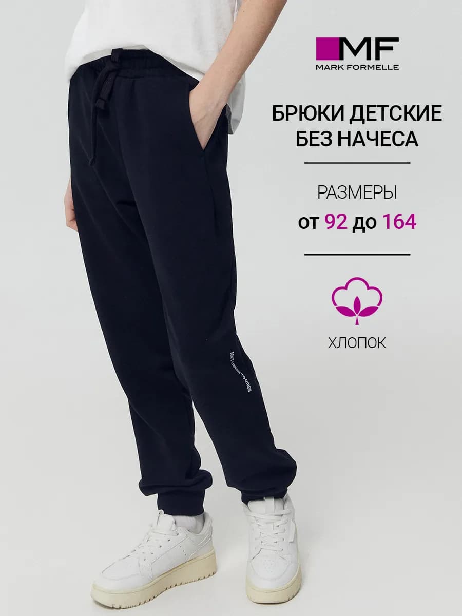 Брюки спортивные джоггеры без начеса