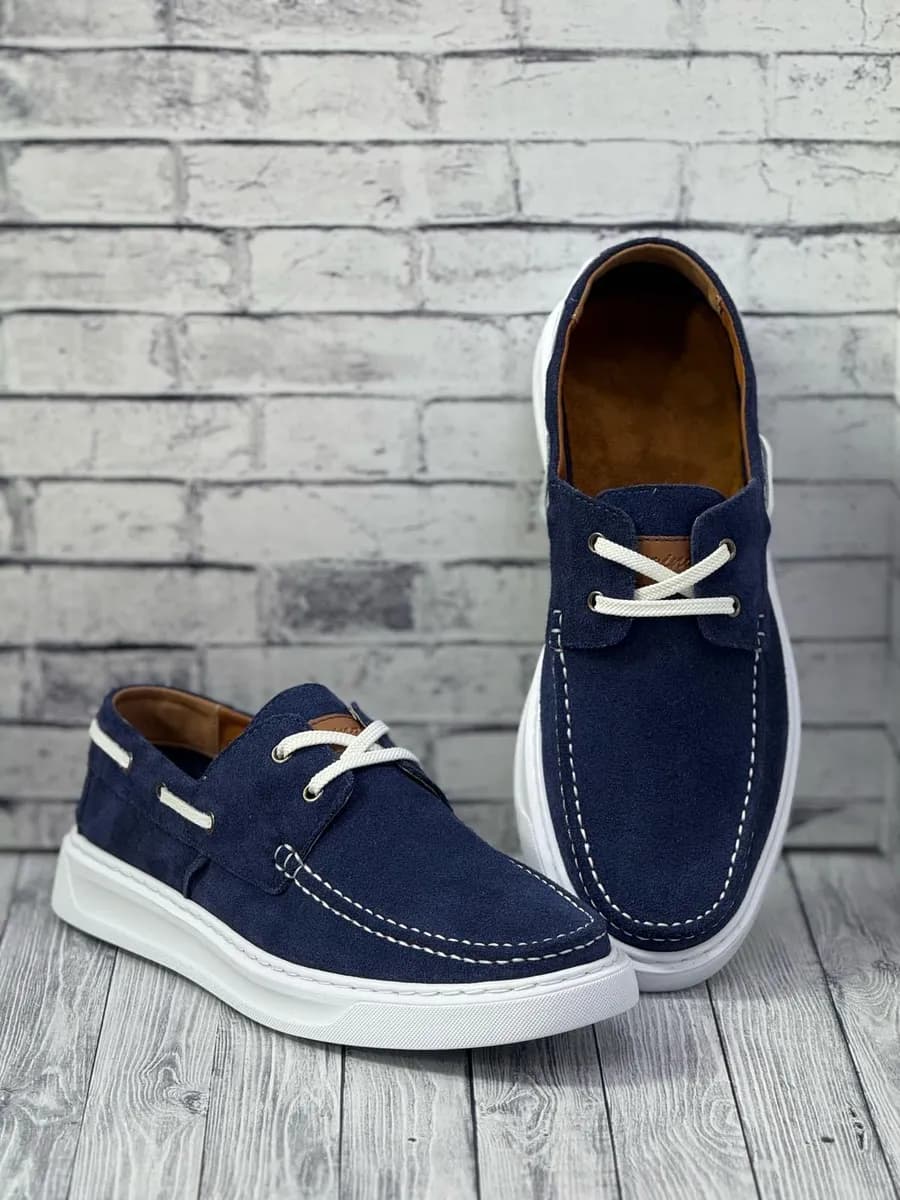 Мокасины из натуральной замши