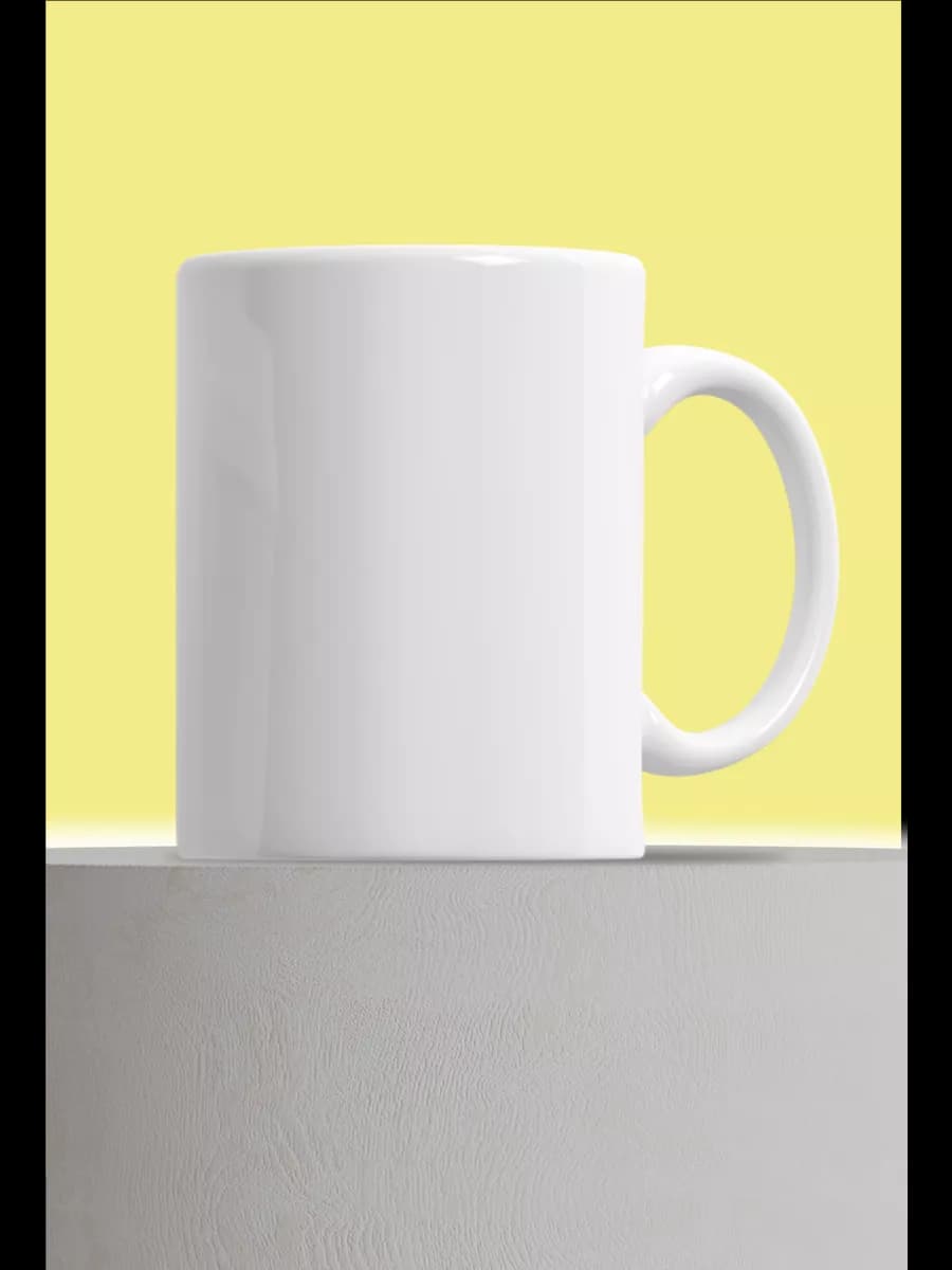 Кружка без рисунка белая