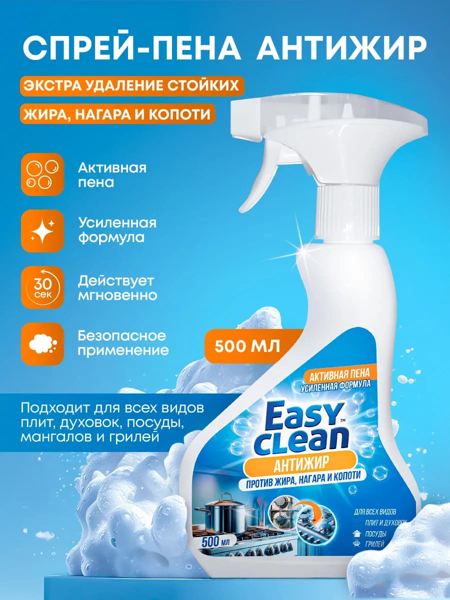 Чистящее средство антижир спрей для кухни