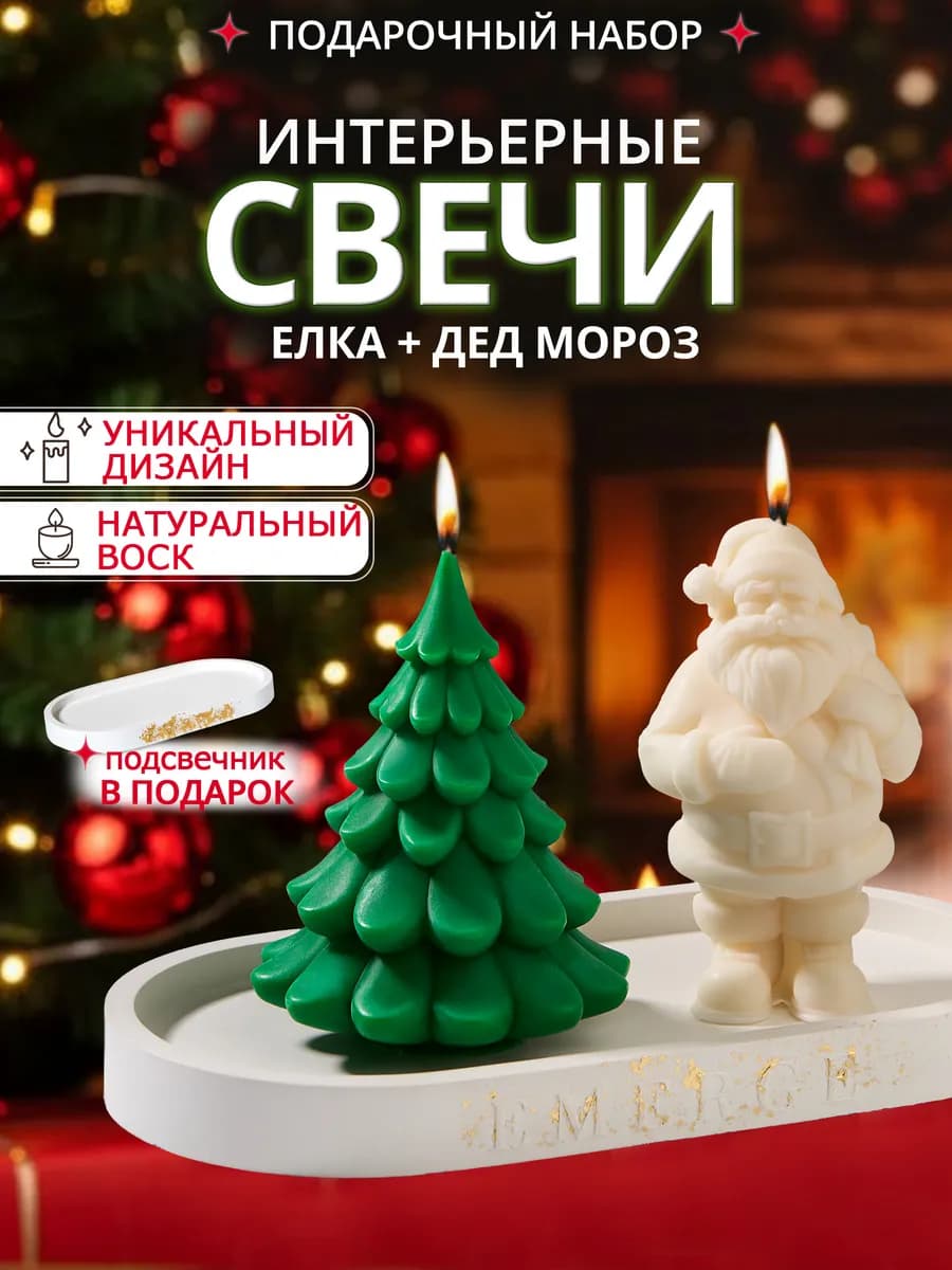 Ароматические свечи подарок на новый год 2026 год