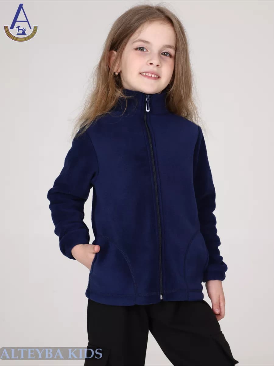 Кофта флисовая детская на молнии