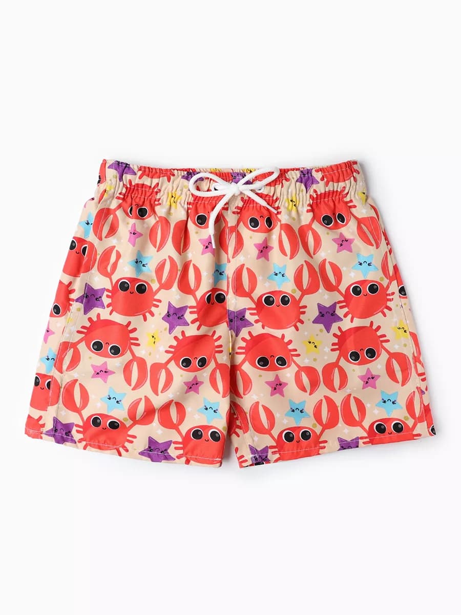 Купальные шорты с принтом в бассейн