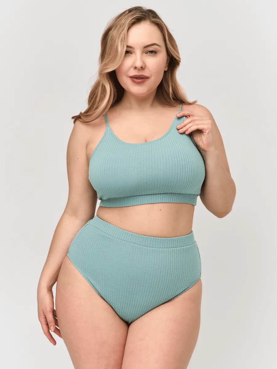 Купальник раздельный больших размеров для бассейна