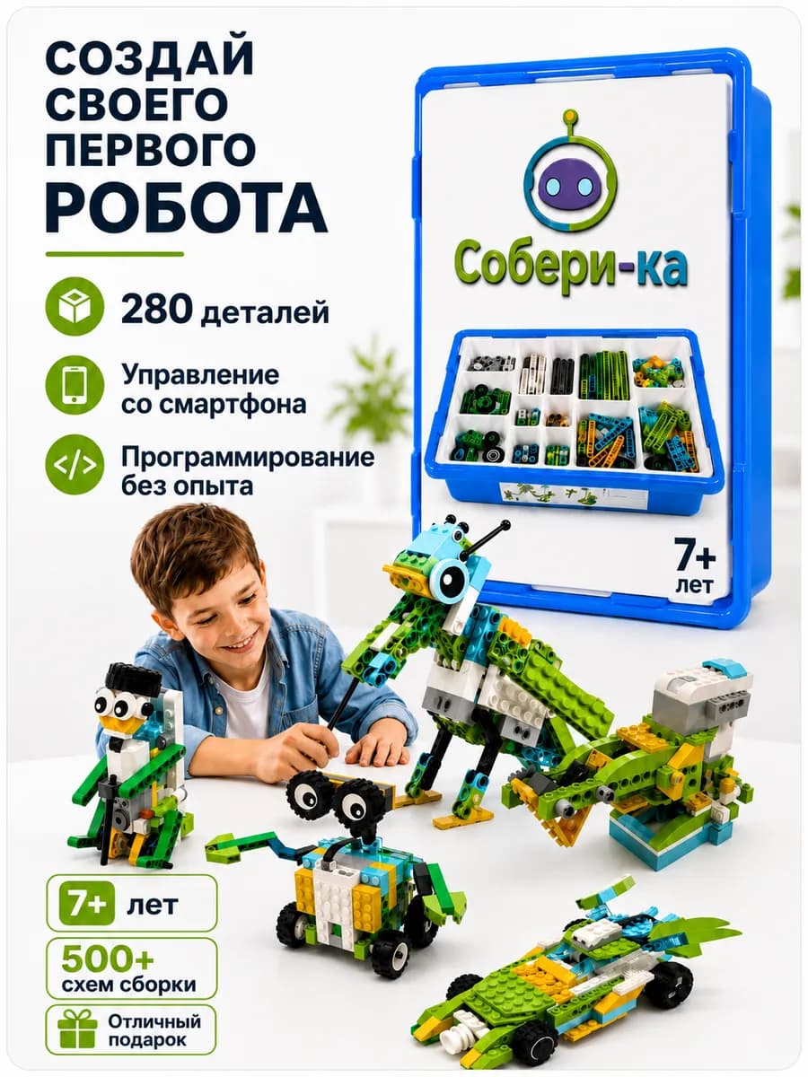 Электронный программируемый конструктор PRO 2.0