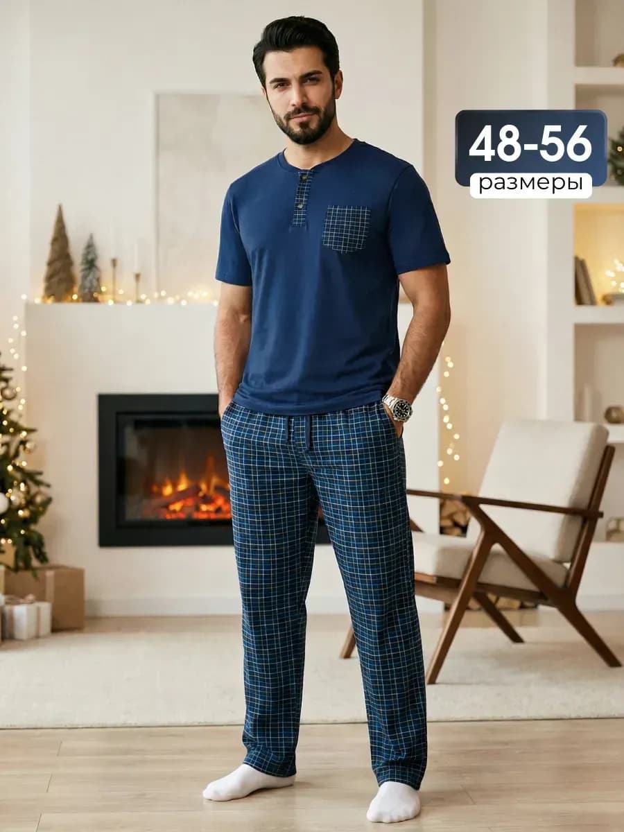 Пижама с футболкой и штанами комплект