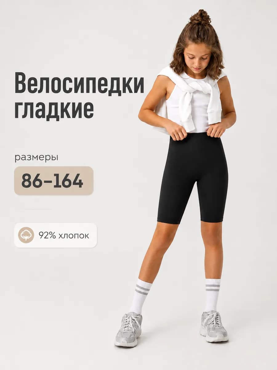 Велосипедки хлопковые