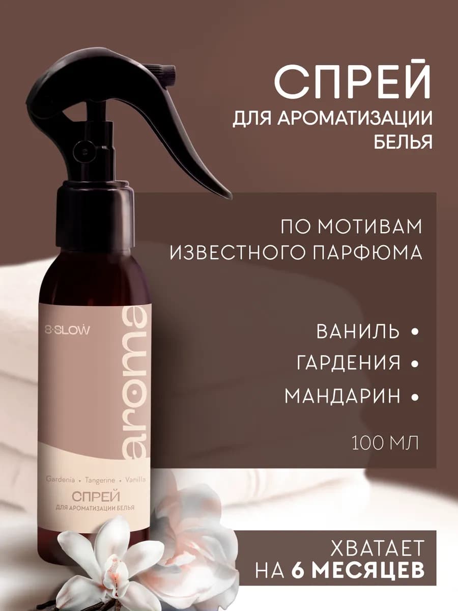 Спрей парфюм для постельного белья, текстиля и дома