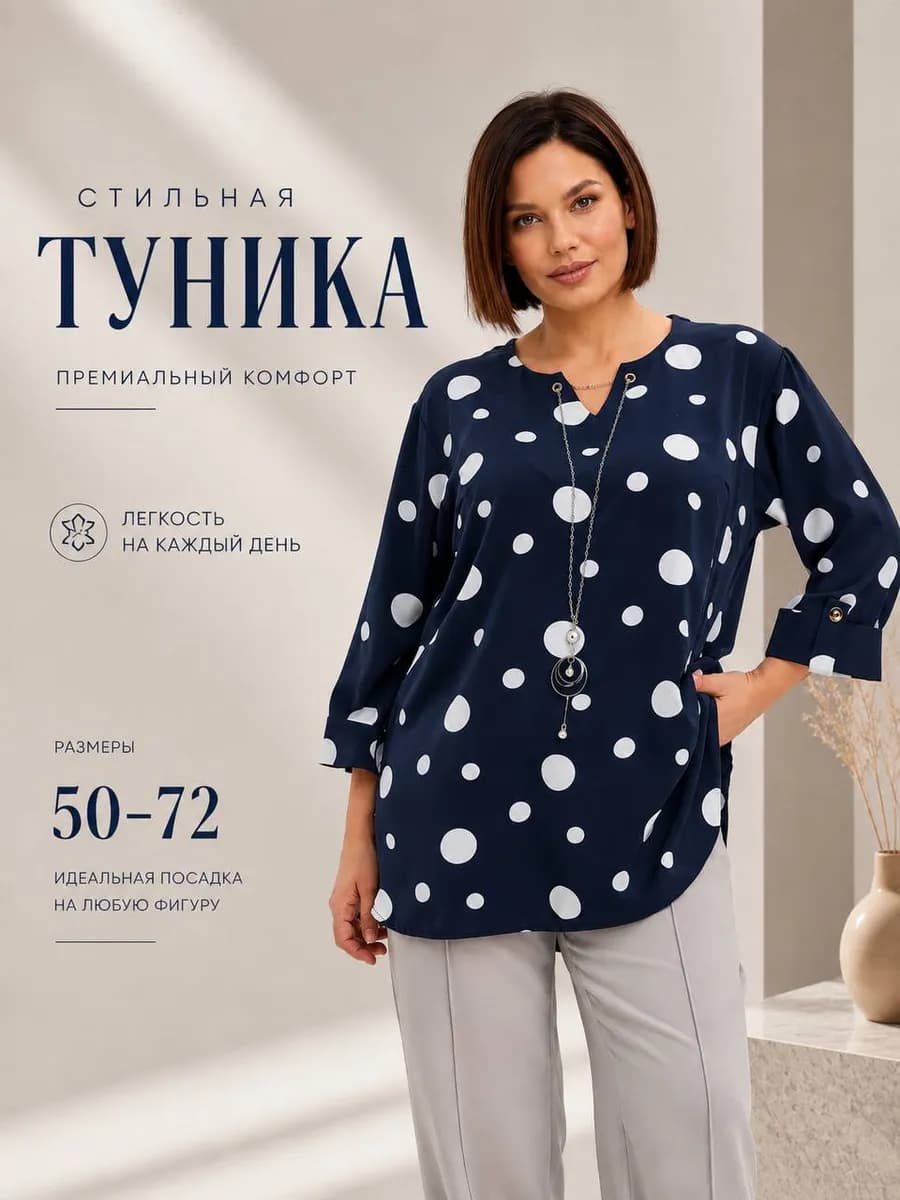 Туника больших размеров кофта джемпер