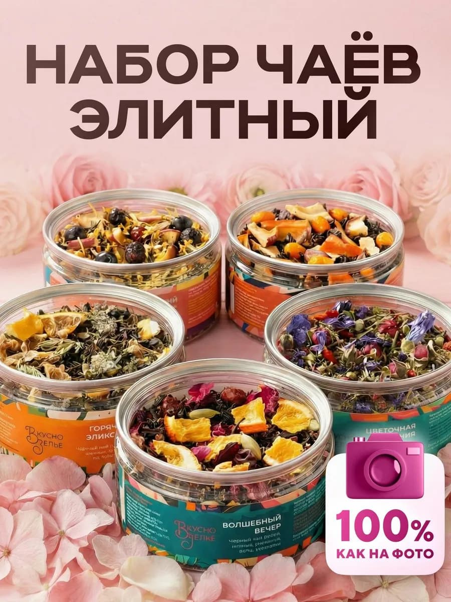 Набор чая "Элитный" листовой подарочный