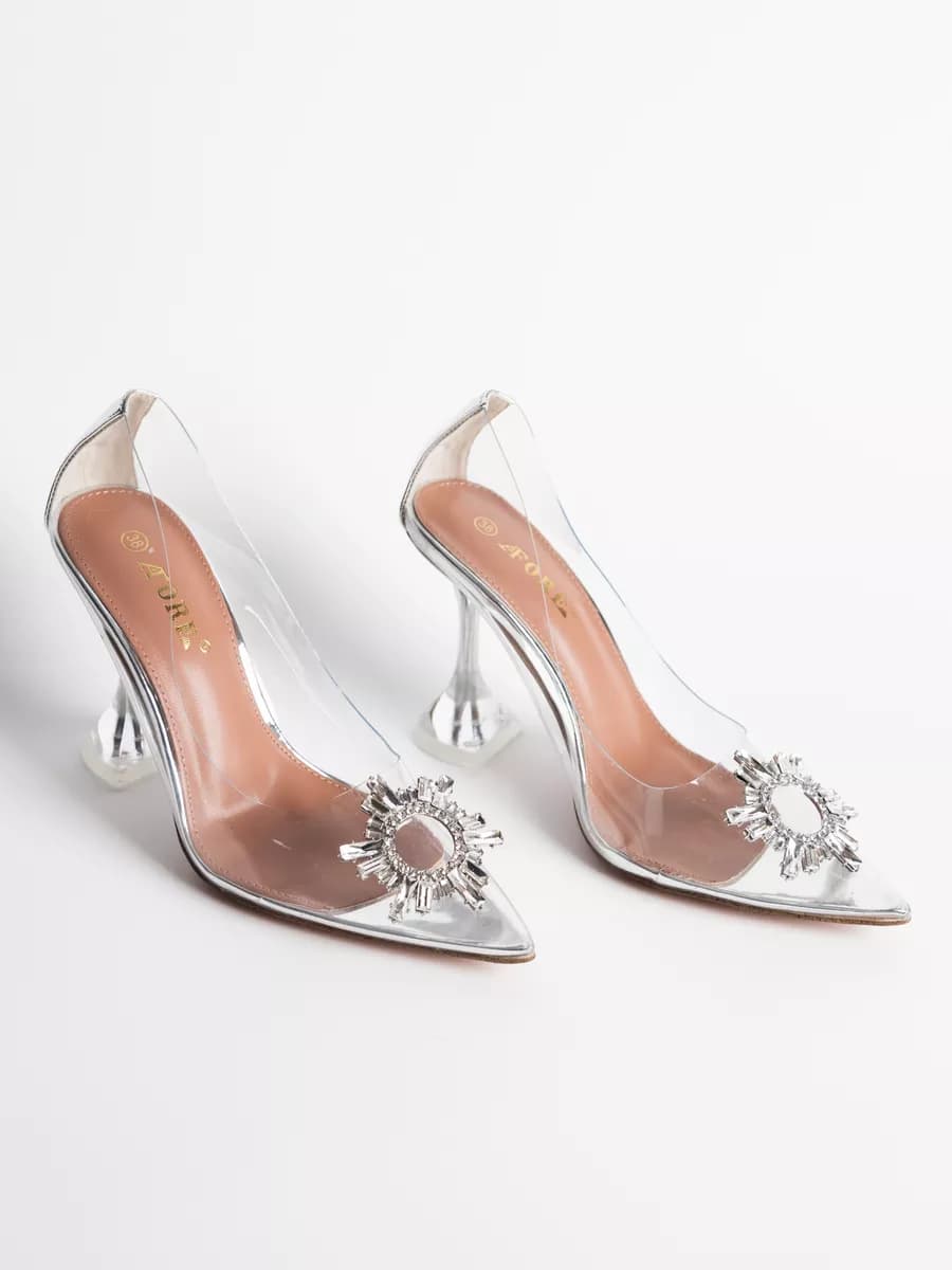 Туфли прозрачные золушка