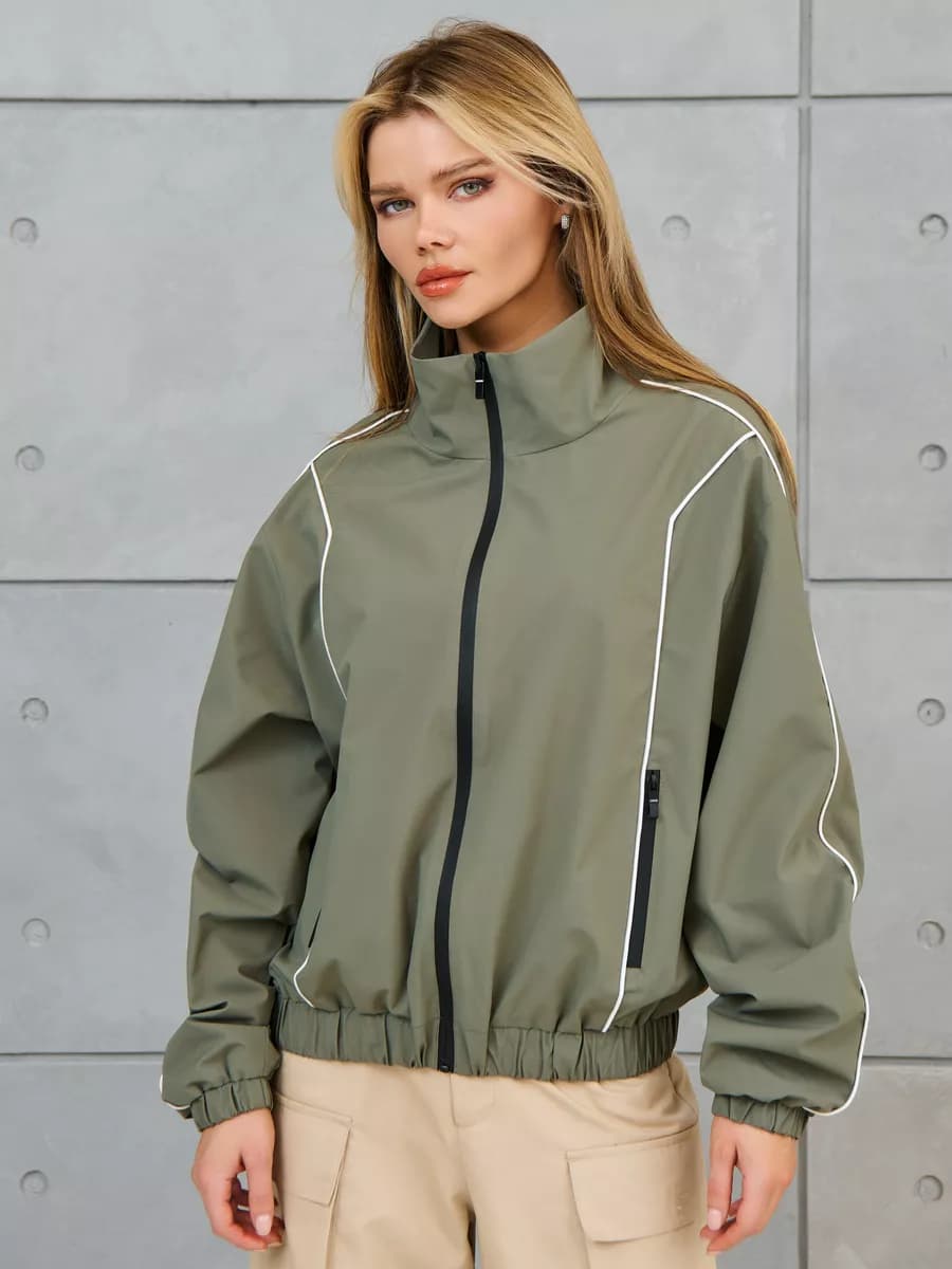 Спортивная ветровка без капюшона - фото 1