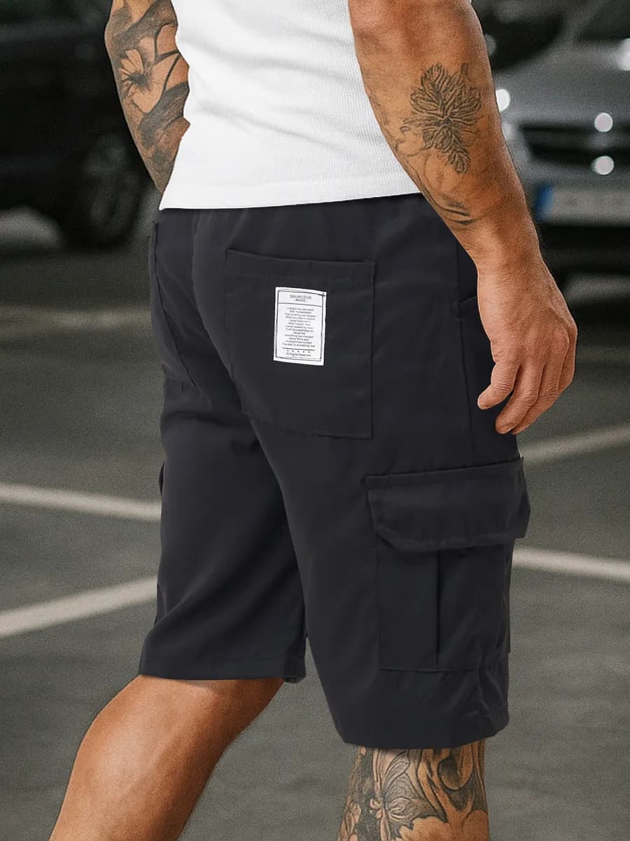 Шорты спортивные летние карго с карманами