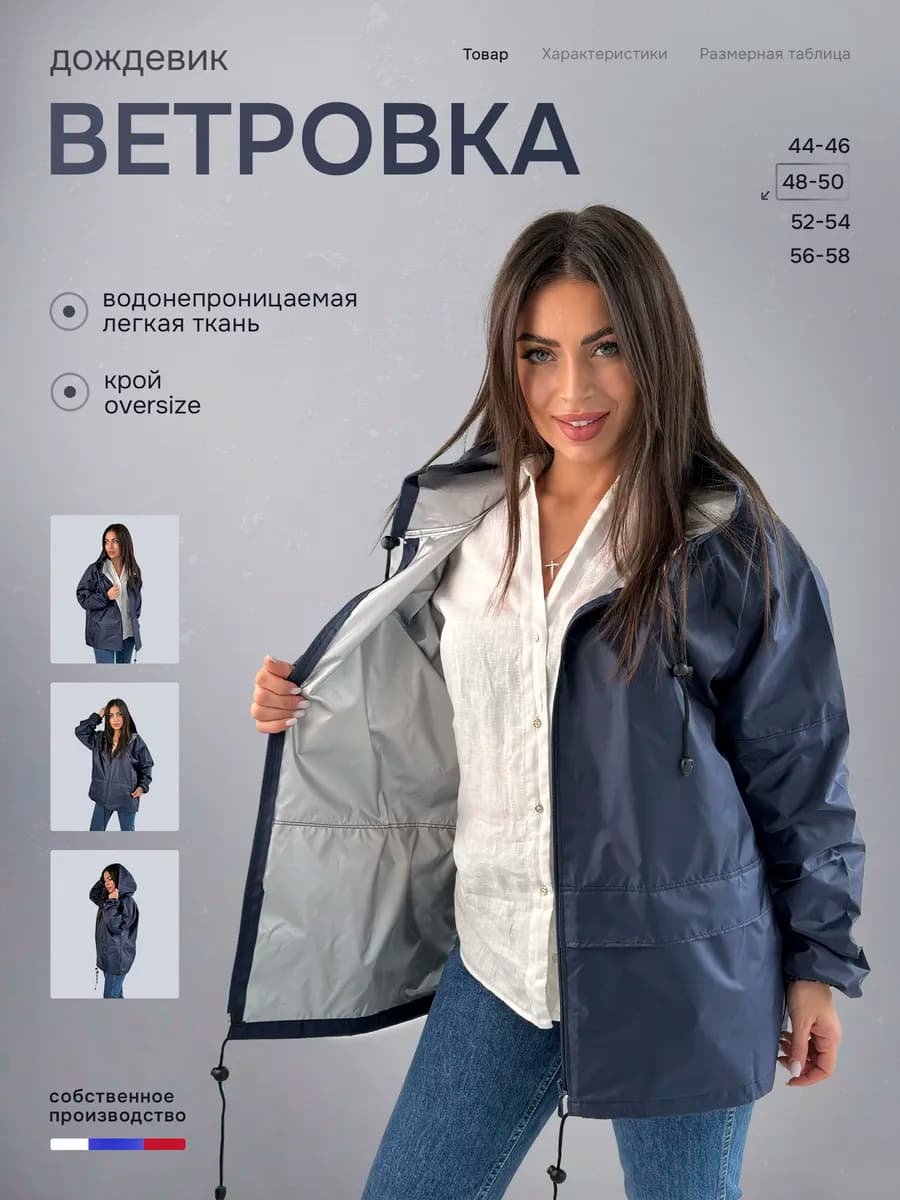 Дождевик ветровка