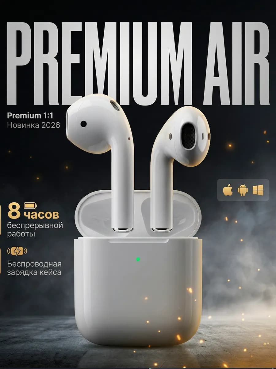 Наушники беспроводные A2 для iPhone и Android