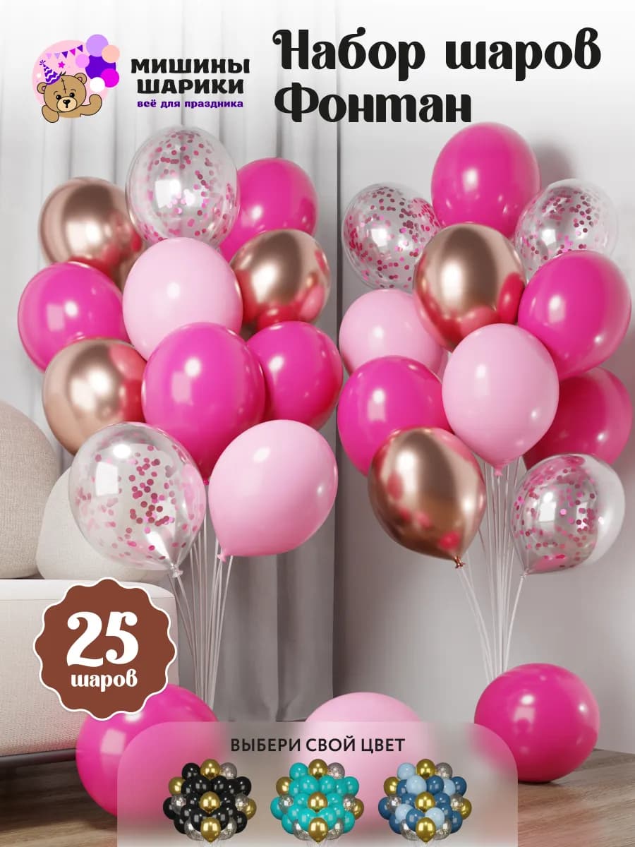 Воздушные шары фотозона День рождения набор