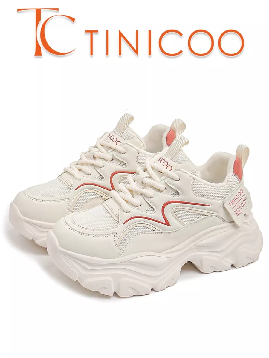 Кроссовки спортивные на высокой подошве