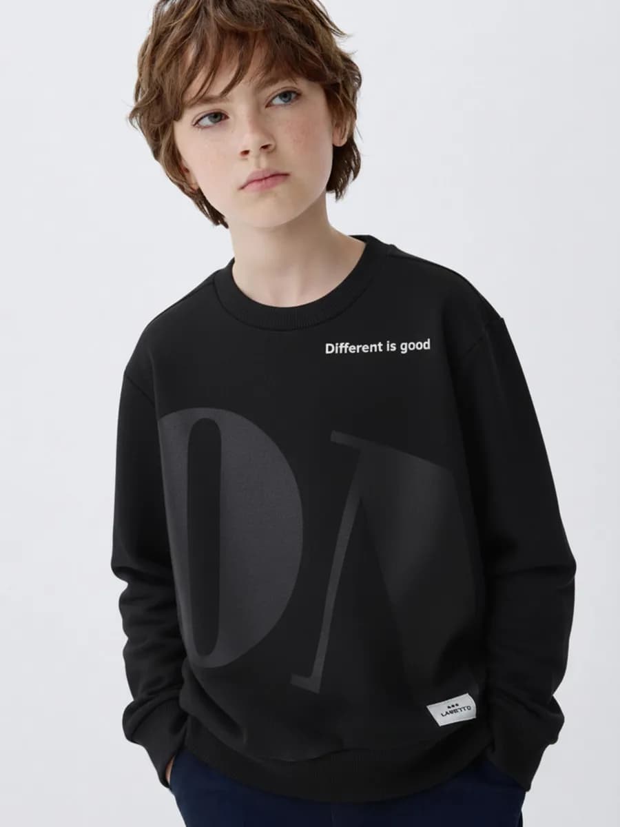 Лонгслив свитшот для мальчика в школу