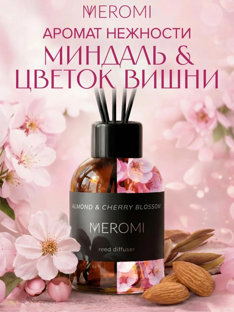 Диффузор для дома с фибровыми палочками ароматизатор