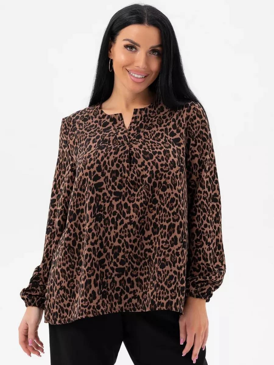 Блузка повседневная нарядная в офис