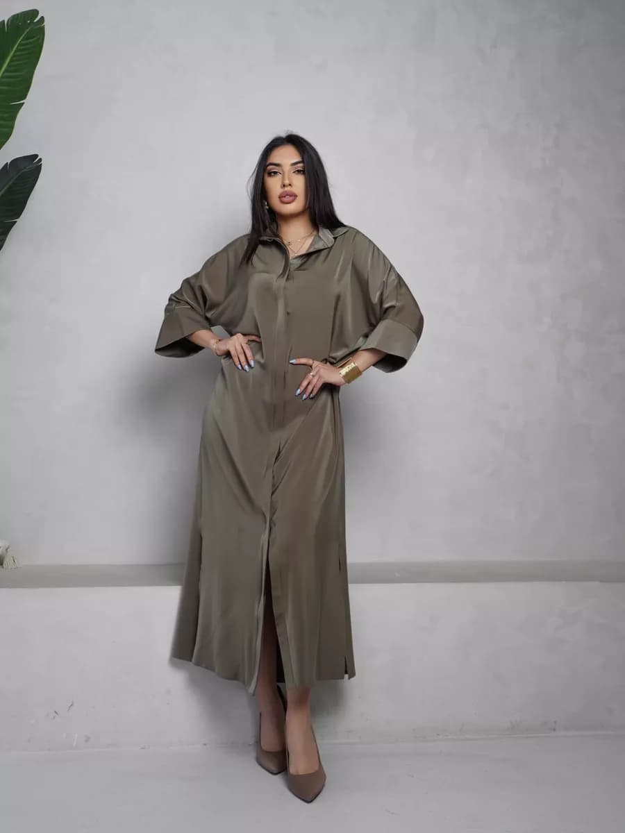 Абая мусульманская вечерняя восточное праздничное платье - фото 1