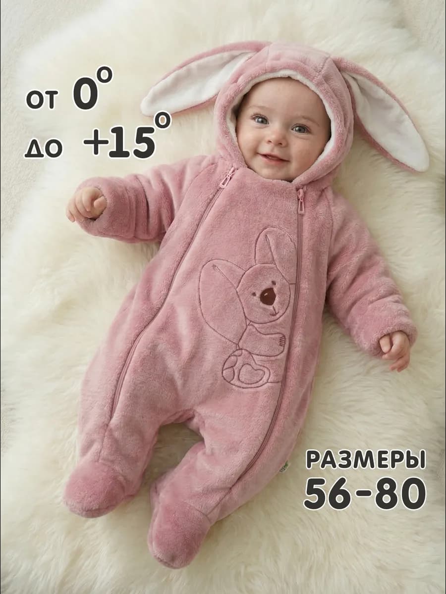 Комбинезон для новорожденных девочек