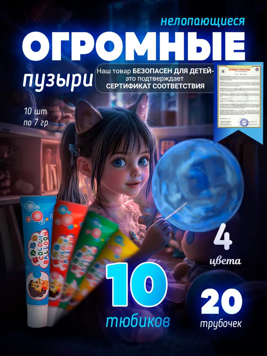 Нелопающиеся не мыльные гигантские пузыри