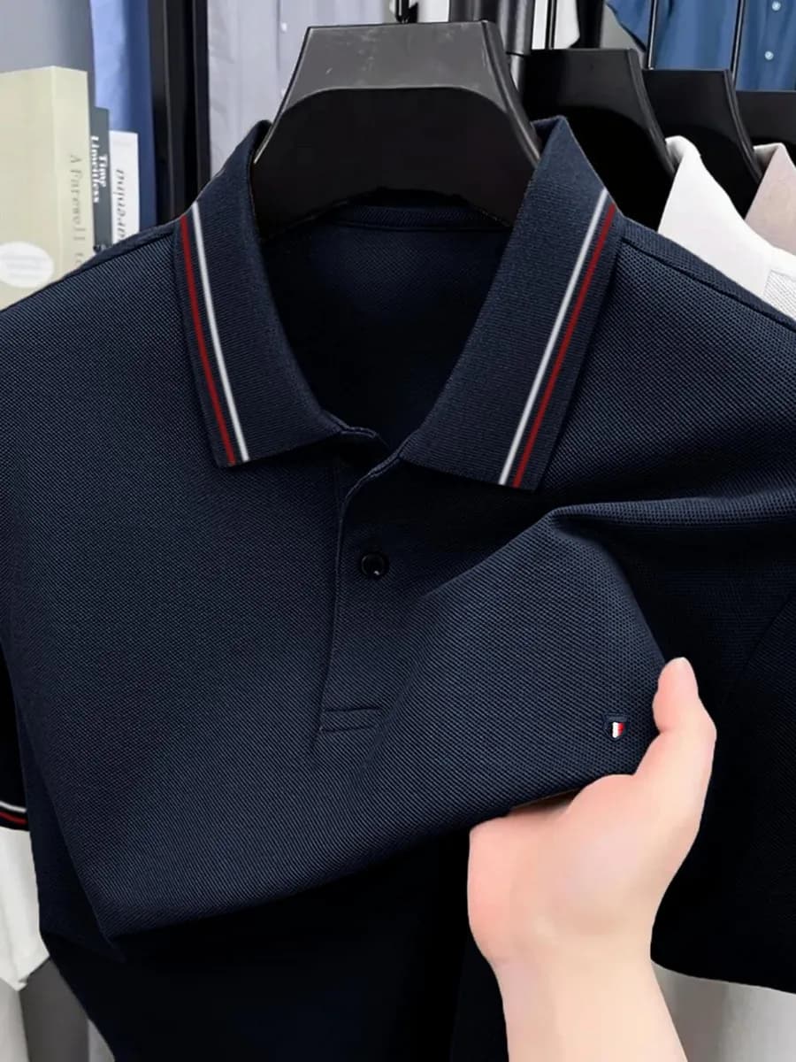 Футболка поло летняя с коротким рукавом