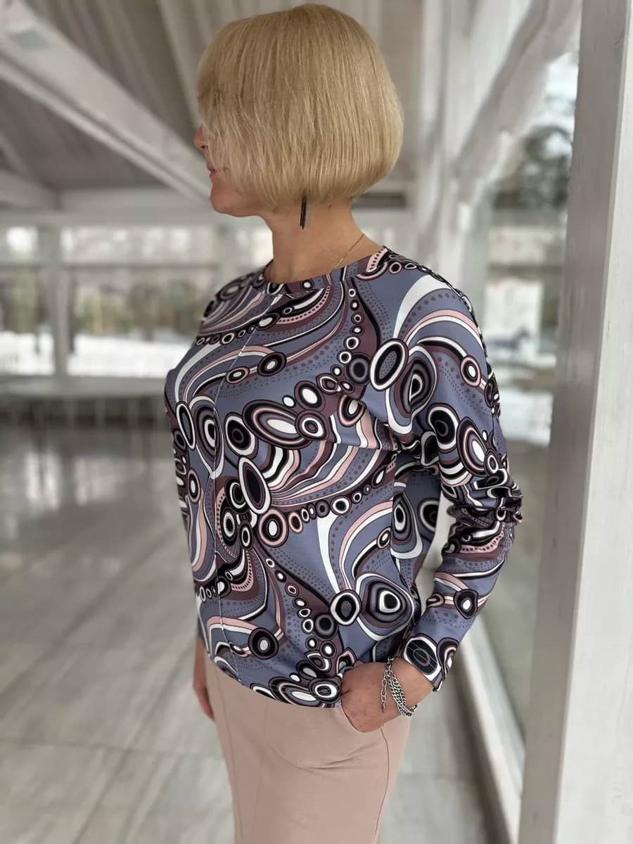 Джемпер тонкий оверсайз большого размера кофта