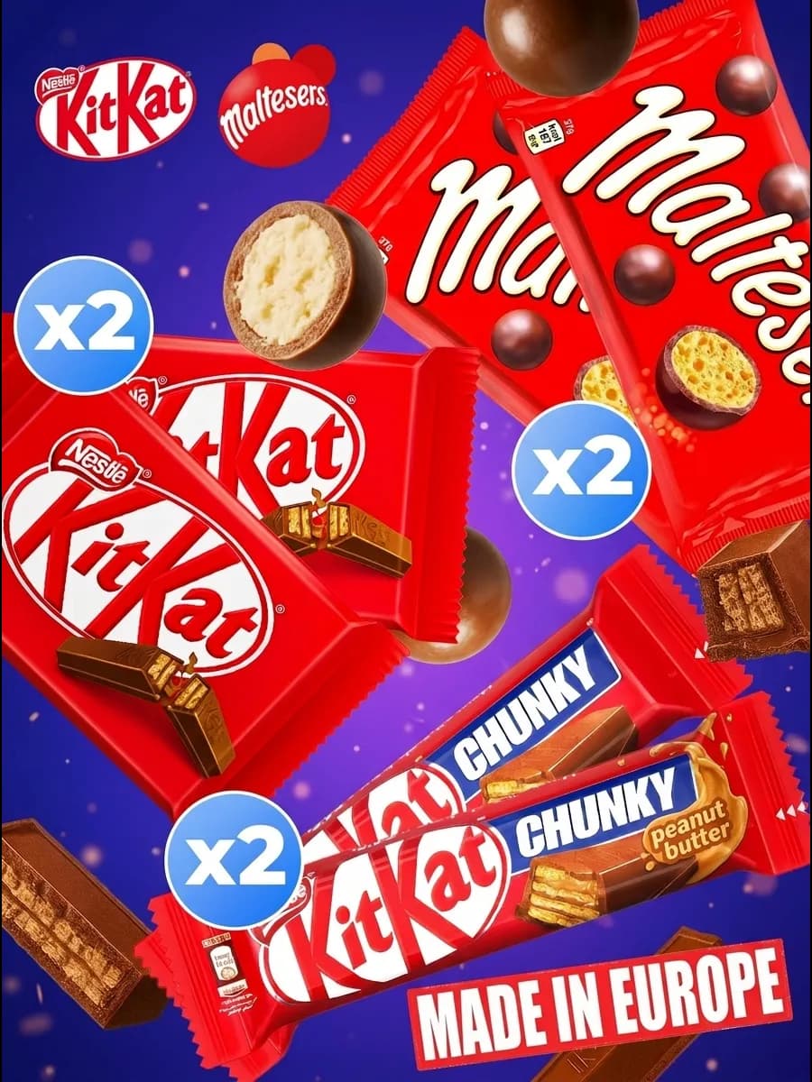 Набор сладостей Kit Kat и Maltesers