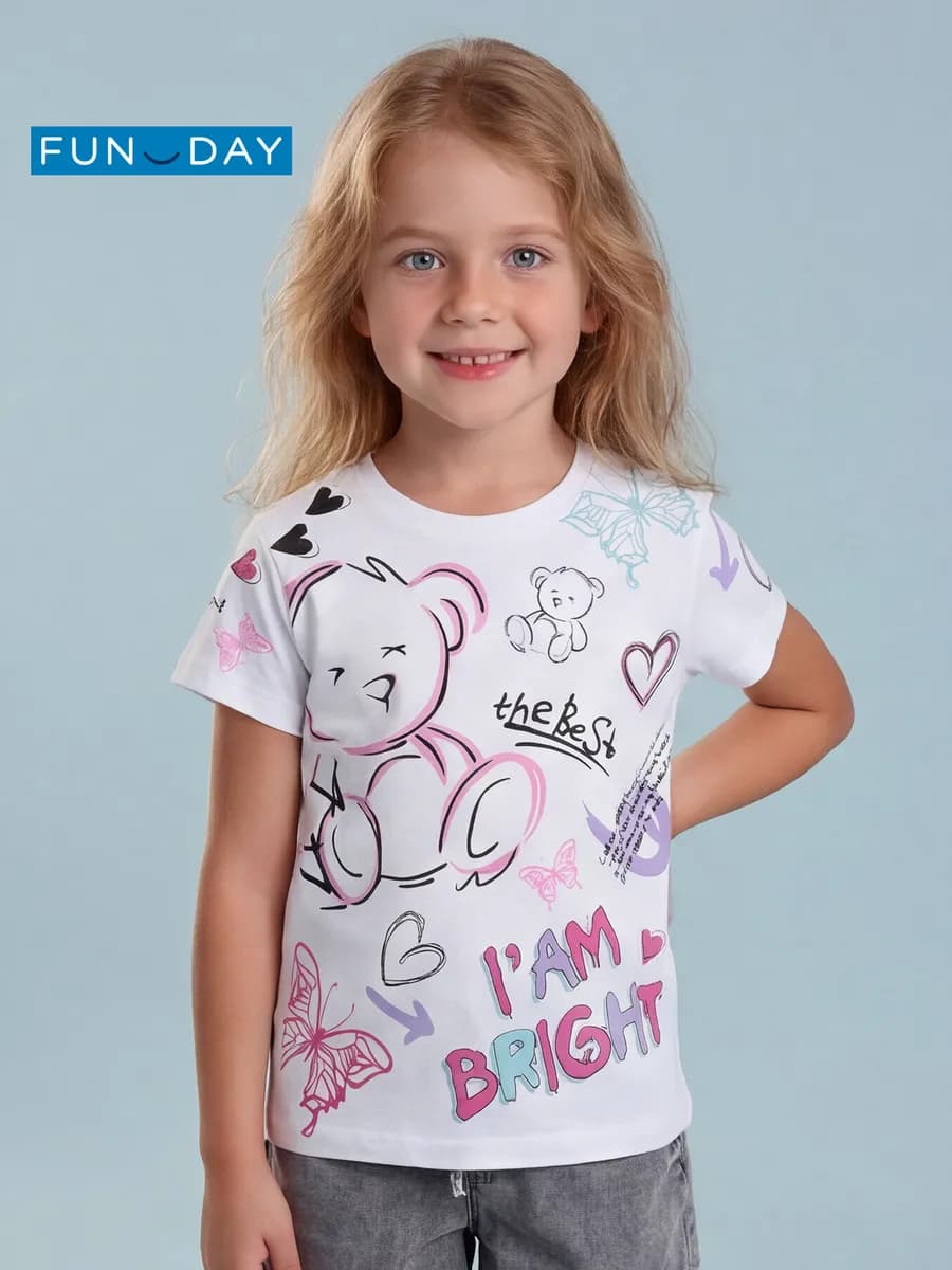 Футболка детская с принтом - фото 1