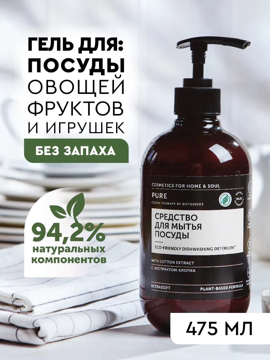 Средство для мытья посуды без запаха