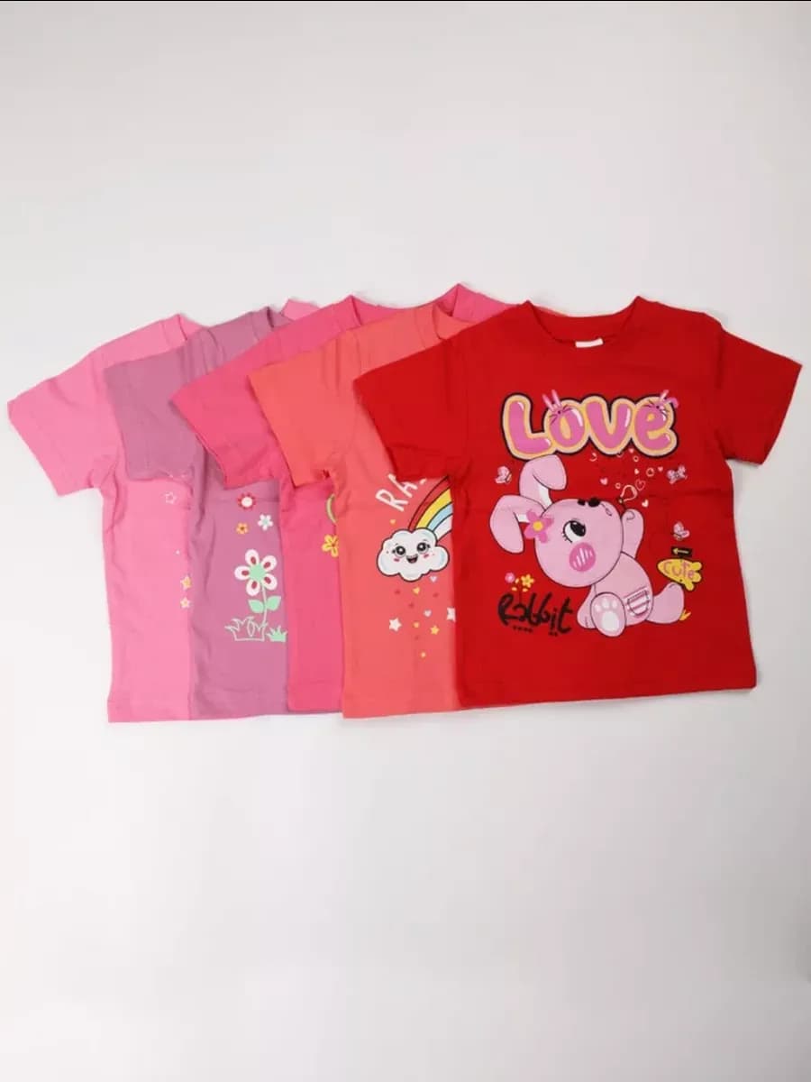 Футболка с принтом набор 5 шт