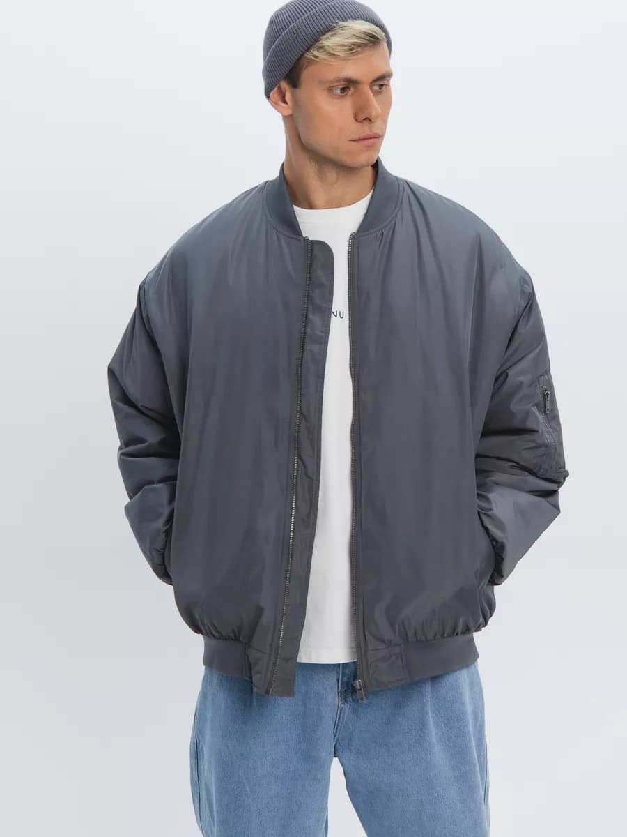 Куртка демисезонная, бомбер утепленный