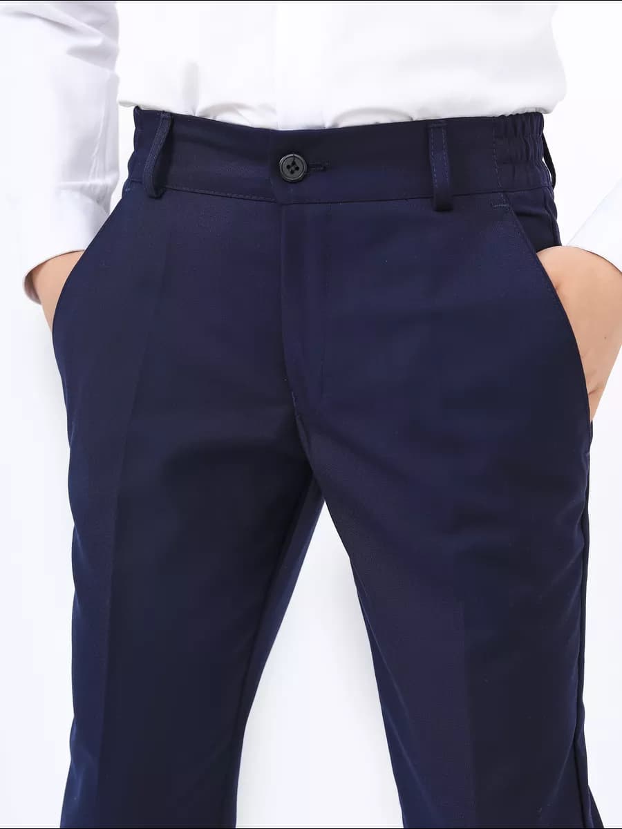 Брюки школьные классические на резинке