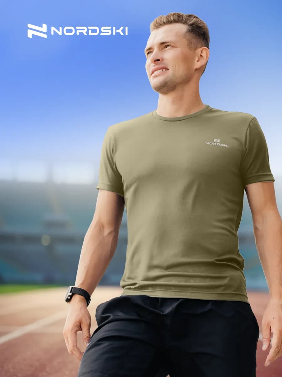 Футболка спортивная для бега фитнеса Run