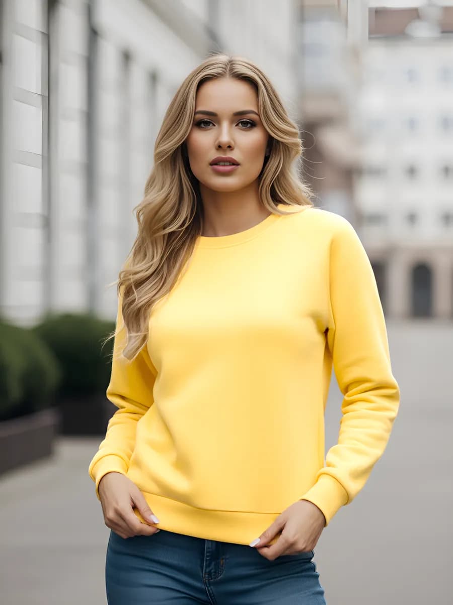 Свитшот толстовка кофта однотонная