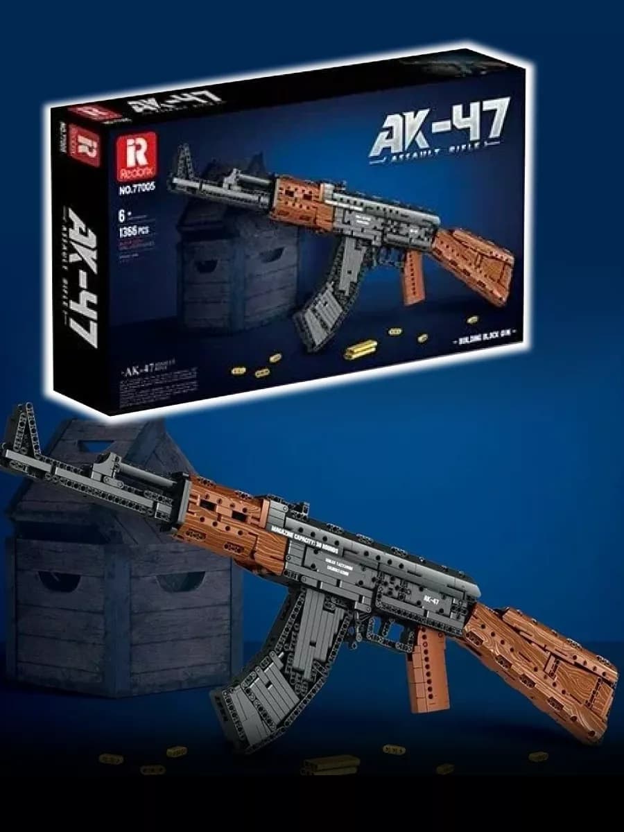 Конструктор Оружие автомат АК-47 - фото 1