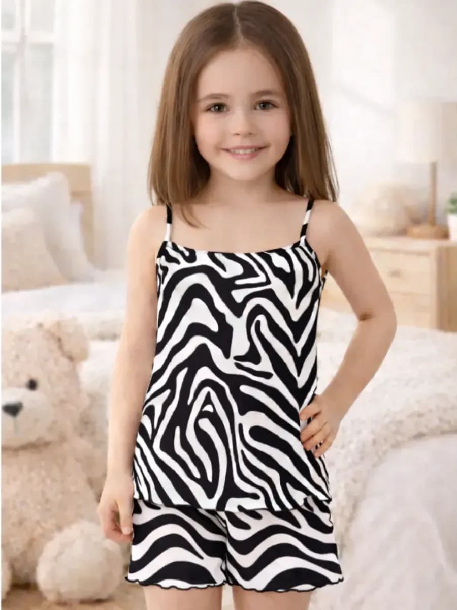 Пижама детская трикотажная с шортами