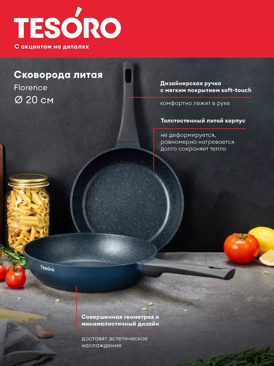 Сковорода 20 Florence blue