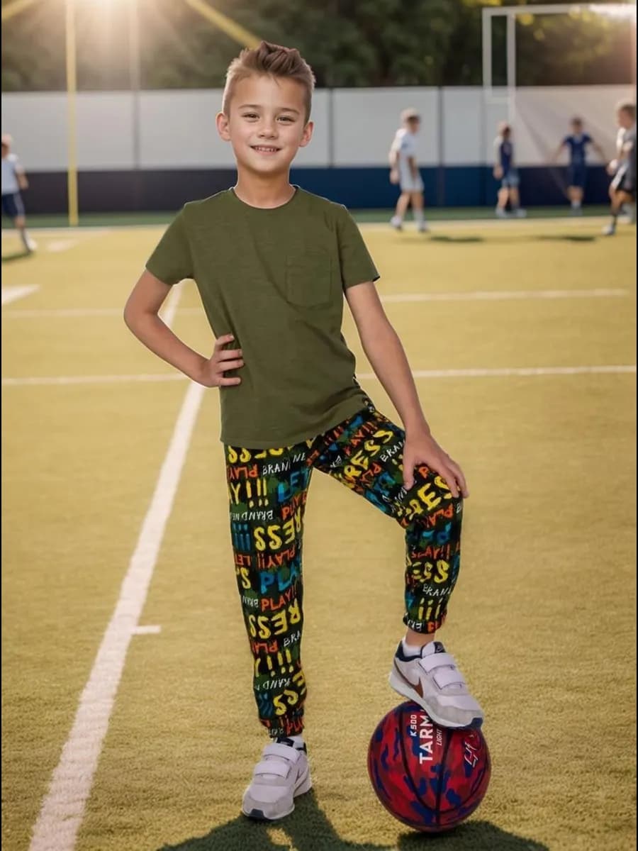 Штаны трикотажные домашние в садик