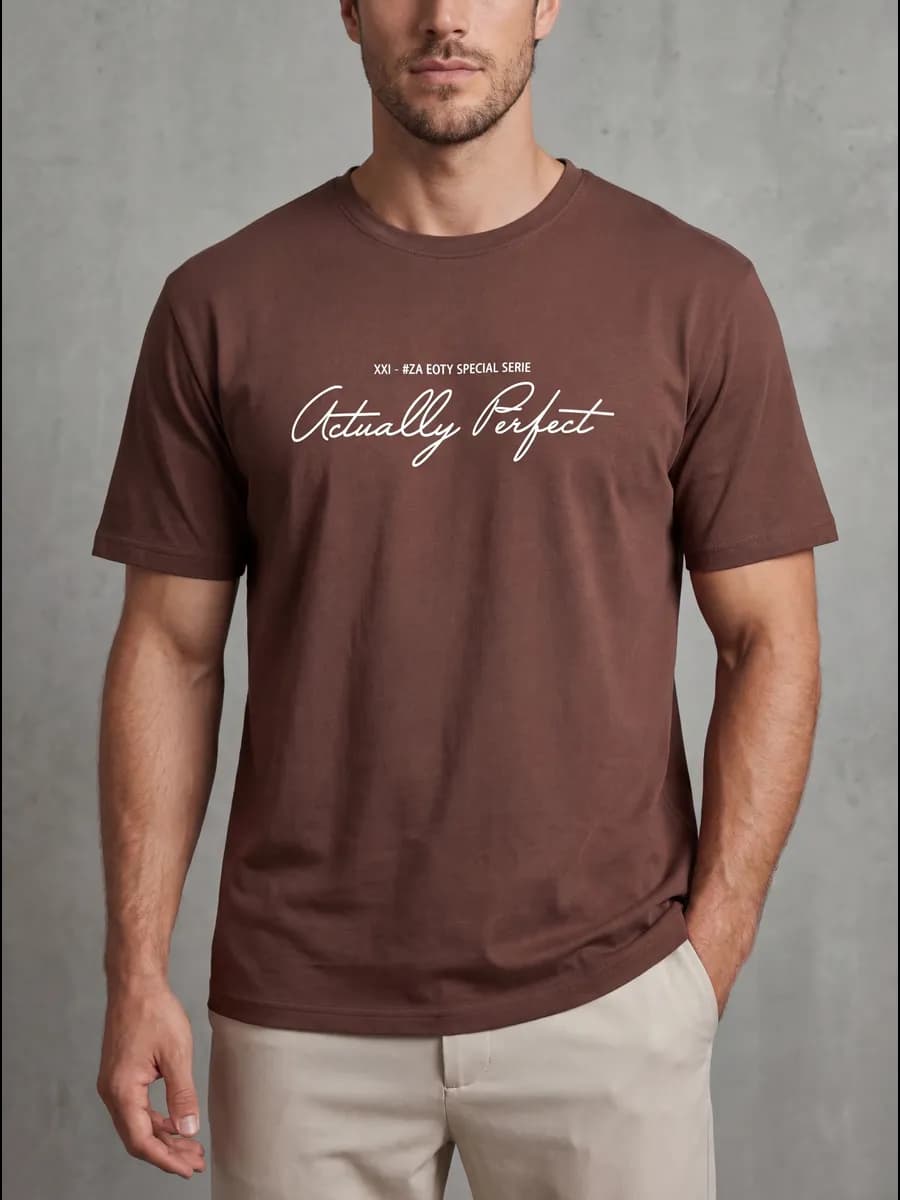 Футболка с принтом базовая