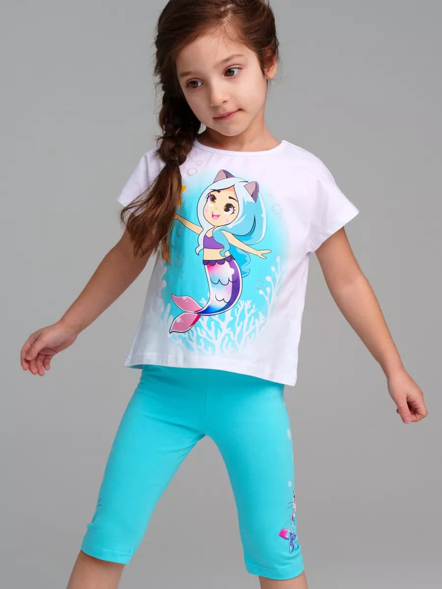 Футболка белая детская в садик