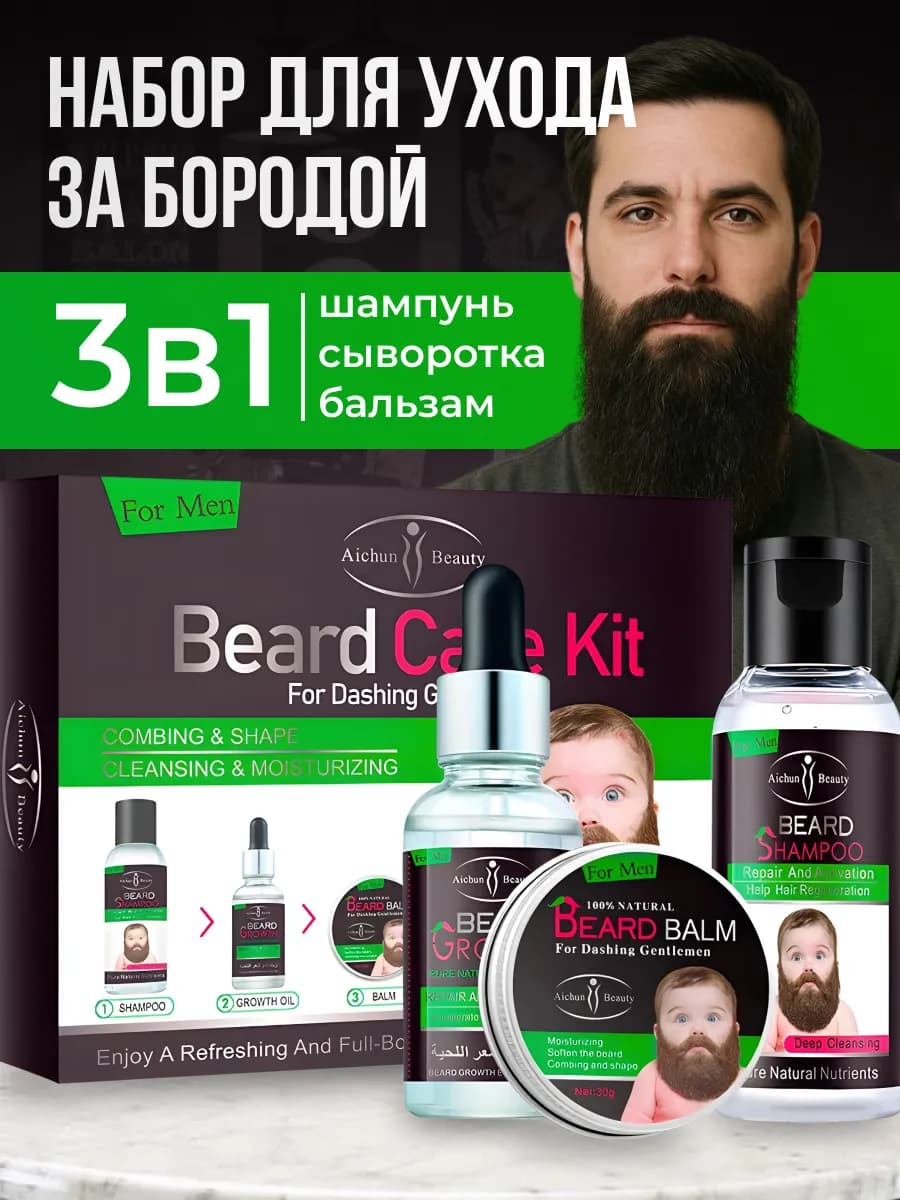 Care Kit набор по уходу за бородой и усами