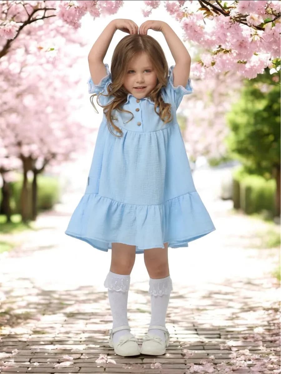 Платье муслиновое нарядное в садик