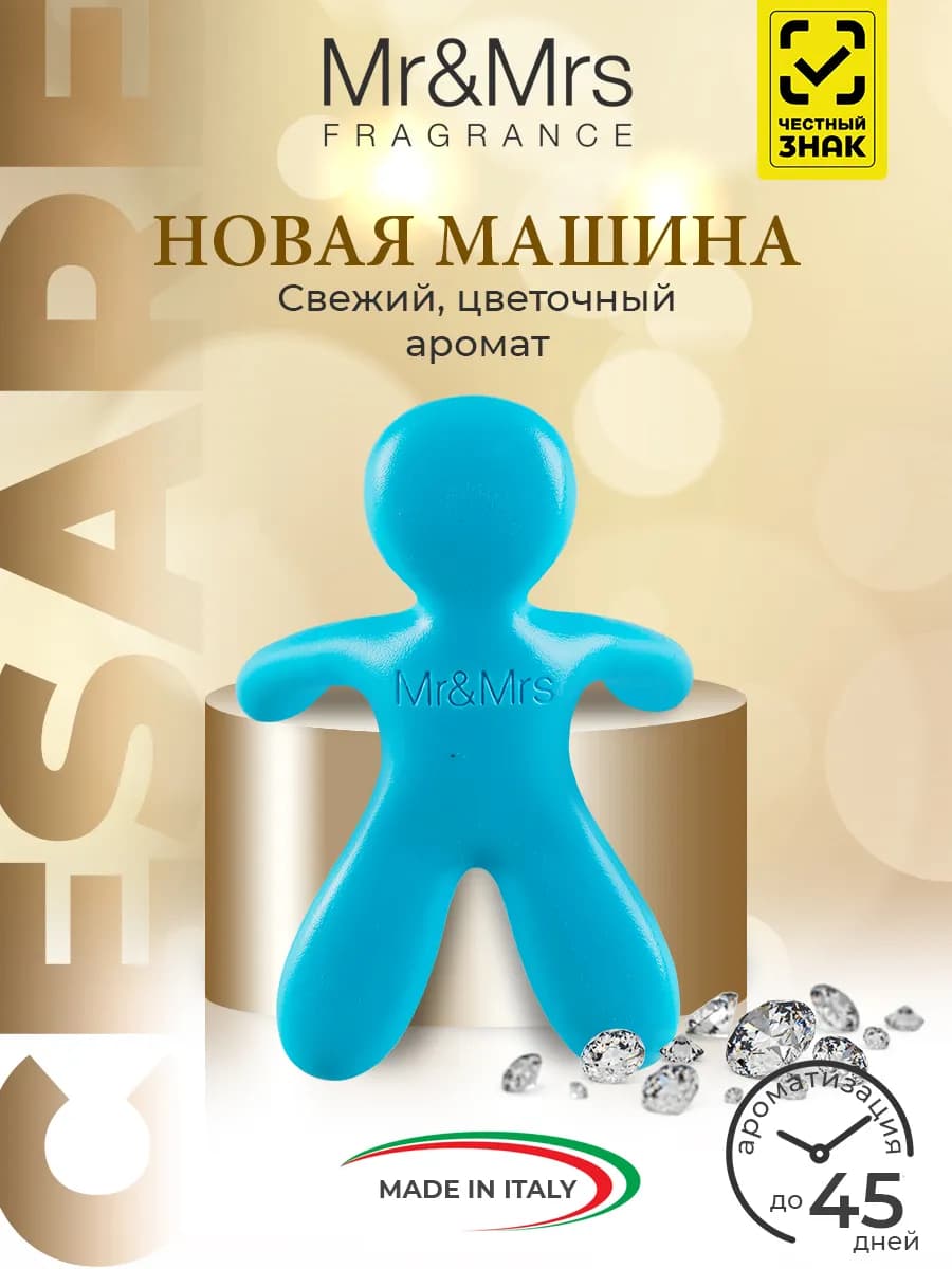 Новая машина ароматизатор на дефлектор человечек Cesare