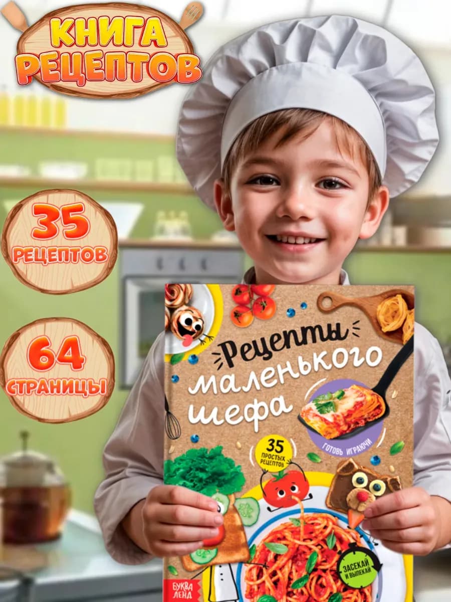 Книга для детей Книга рецептов
