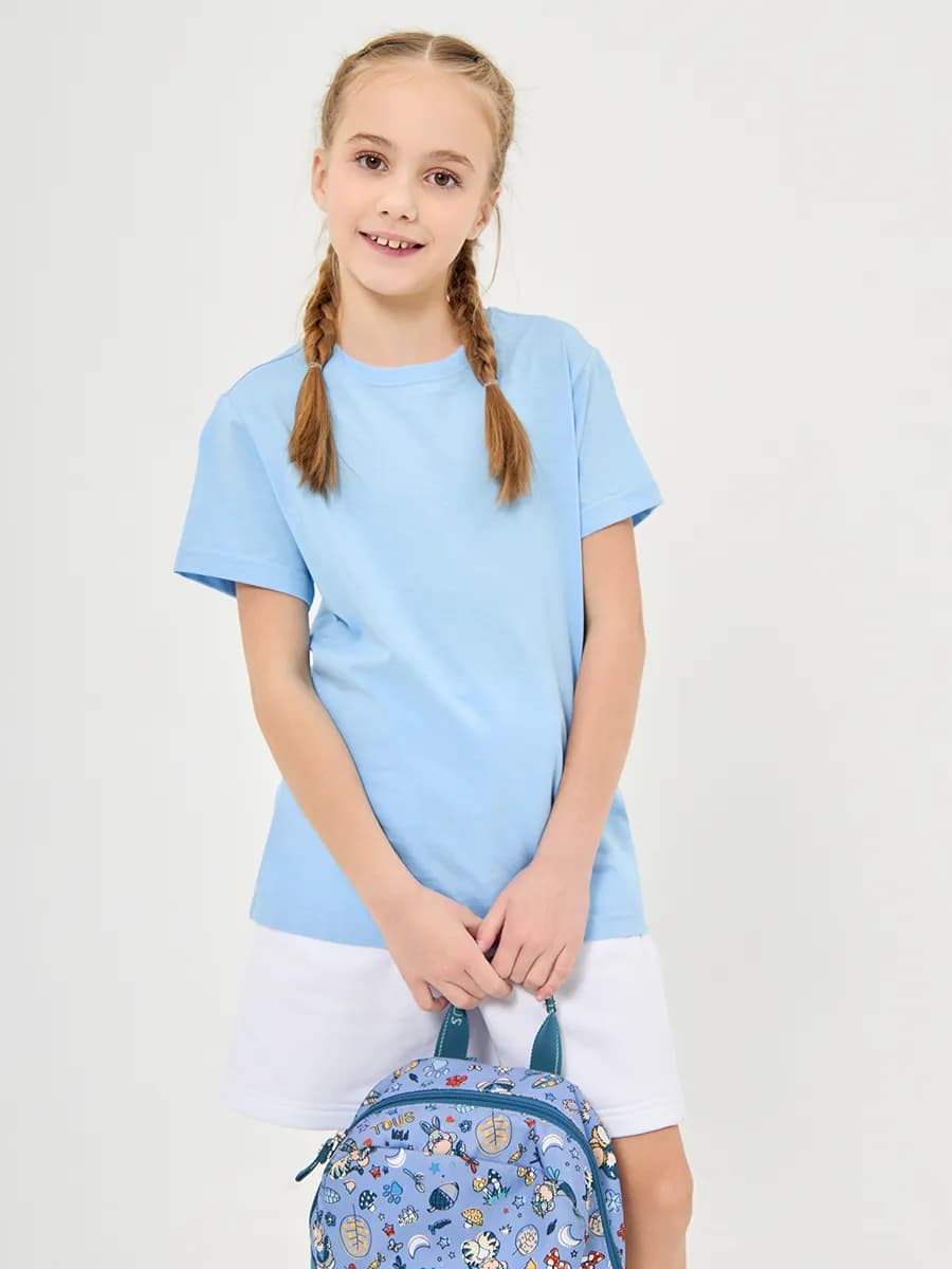 Футболка базовая детская хлопок школьная