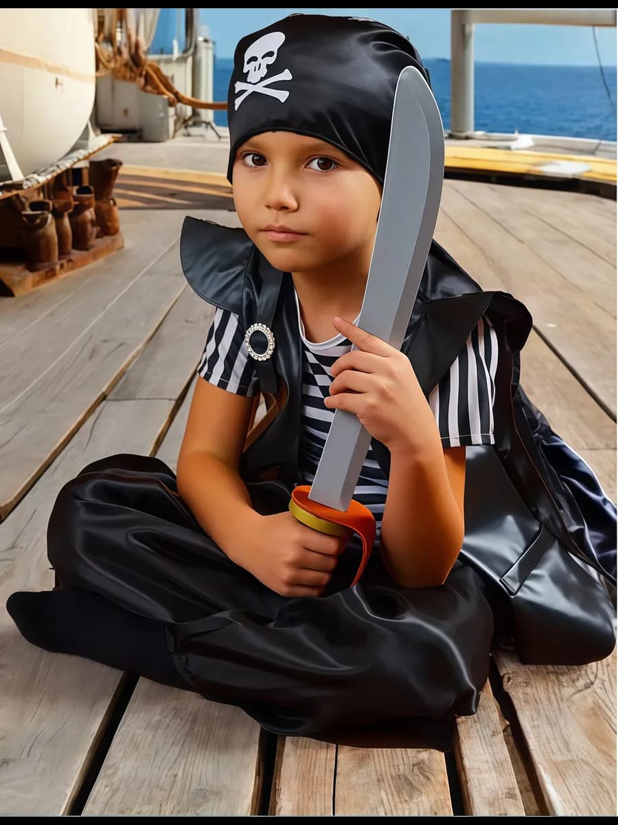 Сабля пирата, детская деревянная