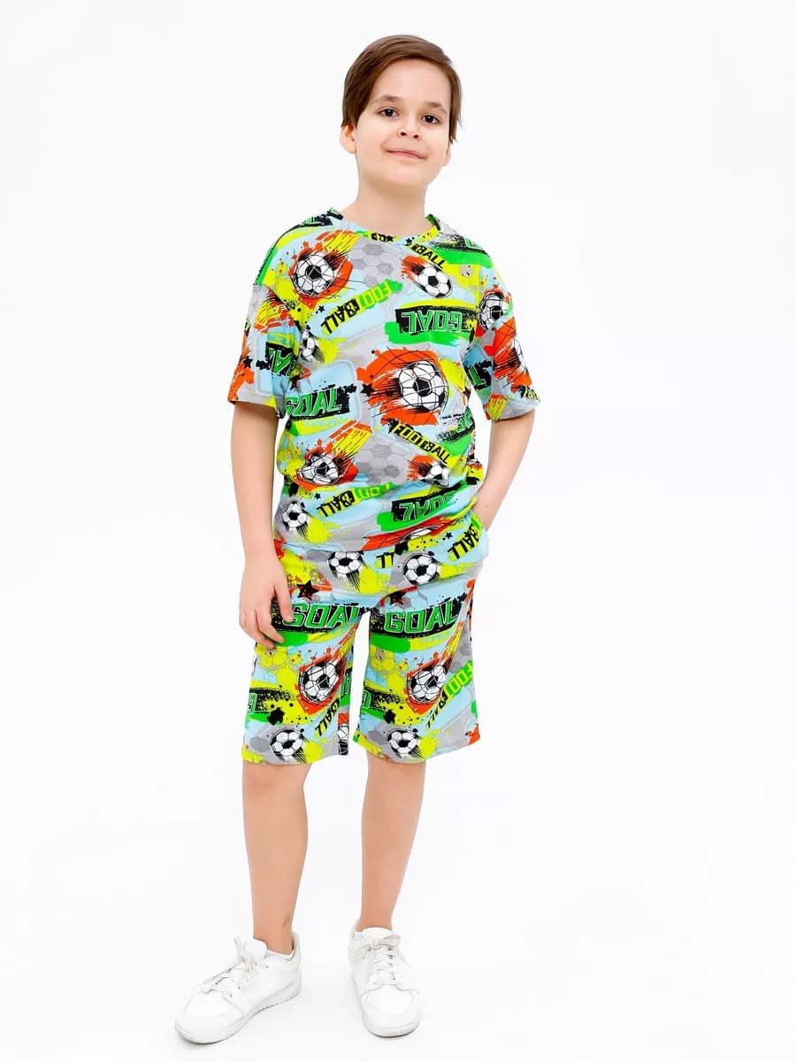 Костюм с шортами домашний трикотажный